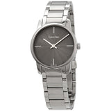 Buy Shop Calvin Klein City Grey Dial Silver Steel Strap Watch for Women - K2G23144 USA Online