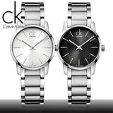 Buy Shop Calvin Klein City Grey Dial Silver Steel Strap Watch for Women - K2G23161 USA Online