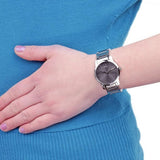 Buy Shop Calvin Klein City Grey Dial Silver Steel Strap Watch for Women - K2G23161 USA Online