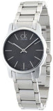 Buy Shop Calvin Klein City Grey Dial Silver Steel Strap Watch for Women - K2G23161 USA Online