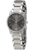 Buy Shop Calvin Klein City Grey Dial Silver Steel Strap Watch for Women - K2G23161 USA Online