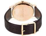 Buy Shop Calvin Klein City Silver Dial Brown Leather Strap Watch For Men - K2G21629 USA Online
