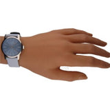 Calvin Klein City Blue Dial Blue Leather Strap Watch for Women - K2G231VN