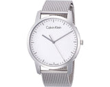Buy Shop Calvin Klein City Chronograph White Dial Silver Mesh Bracelet Watch for Men - K2G2G126 USA Online