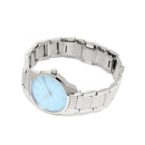 Buy Shop Calvin Klein City Mother of Pearl Blue Dial Silver Steel Strap Watch for Women - K2G2314X USA Online