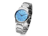 Buy Shop Calvin Klein City Mother of Pearl Blue Dial Silver Steel Strap Watch for Women - K2G2314X USA Online
