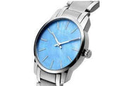 Buy Shop Calvin Klein City Mother of Pearl Blue Dial Silver Steel Strap Watch for Women - K2G2314X USA Online