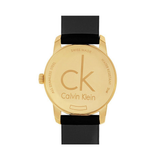 Buy Shop Calvin Klein City Mother of Pearl White Dial Black Leather Strap Watch for Men - K2G2G5C6 USA Online