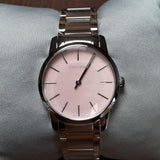 Buy Shop Calvin Klein City Pink Mother of Pearl Dial Stainless Steel Strap Watch For Women - K2G2314E USA Online