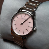 Buy Shop Calvin Klein City Pink Mother of Pearl Dial Stainless Steel Strap Watch For Women - K2G2314E USA Online