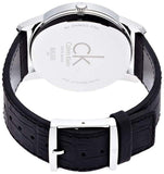 Buy Shop Calvin Klein City Quartz Black Dial Black Leather Strap Watch for Men - K2G2G1C3 USA Online