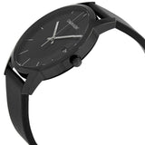 Buy Shop Calvin Klein City Quartz Black Dial Black Leather Strap Watch for Men - K2G2G4C1 USA Online