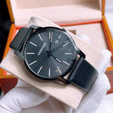 Buy Shop Calvin Klein City Quartz Black Dial Black Leather Strap Watch for Men - K2G2G4CX USA Online