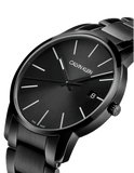 Buy Shop Calvin Klein City Quartz Black Dial Black Steel Strap Watch for Men - K2G2G4B1 USA Online