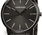 Buy Shop Calvin Klein City Quartz Black Dial Black Steel Strap Watch for Men - K2G2G4B1 USA Online