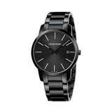 Buy Shop Calvin Klein City Quartz Black Dial Black Steel Strap Watch for Men - K2G2G4B1 USA Online