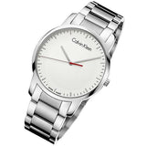 Buy Shop Calvin Klein City Quartz White Dial Silver Steel Strap Watch for Men - K2G2G1Z6 USA Online
