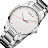 Buy Shop Calvin Klein City Quartz White Dial Silver Steel Strap Watch for Men - K2G2G1Z6 USA Online