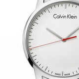 Buy Shop Calvin Klein City Quartz White Dial Silver Steel Strap Watch for Men - K2G2G1Z6 USA Online