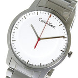 Buy Shop Calvin Klein City Quartz White Dial Silver Steel Strap Watch for Men - K2G2G1Z6 USA Online