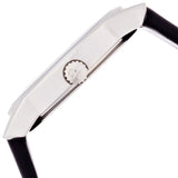 Buy Shop Calvin Klein City Silver Dial Black Leather Strap Watch For Women - K2G231C6 USA Online
