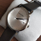 Buy Shop Calvin Klein City Silver Dial Black Steel Strap Watch for Men - K2G2G1CX USA Online