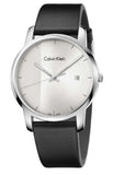 Buy Shop Calvin Klein City Silver Dial Black Steel Strap Watch for Men - K2G2G1CX USA Online
