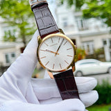 Buy Shop Calvin Klein City Silver Dial Brown Leather Strap Watch For Men - K2G21629 USA Online