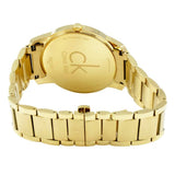 Buy Shop Calvin Klein City Silver Dial Gold Steel Strap Watch for Men - K2G21546 USA Online
