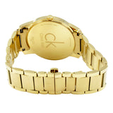 Buy Shop Calvin Klein City Silver Dial Gold Steel Strap Watch for Men - K2G21546 USA Online