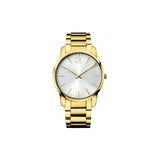 Buy Shop Calvin Klein City Silver Dial Gold Steel Strap Watch for Men - K2G21546 USA Online