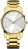 Buy Shop Calvin Klein City Silver Dial Gold Steel Strap Watch for Men - K2G21546 USA Online