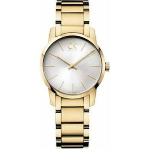 Buy Shop Calvin Klein City Silver Dial Gold Steel Strap Watch for Men - K2G21546 USA Online