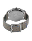 Buy Shop Calvin Klein City Silver Dial Grey Leather Strap Watch for Men - K2G211Q4 USA Online