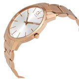 Buy Shop Calvin Klein City White Mother of Pearl Dial Rose Gold Steel Strap Watch for Women - K2G23646 USA Online