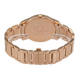 Buy Shop Calvin Klein City White Mother of Pearl Dial Rose Gold Steel Strap Watch for Women - K2G23646 USA Online