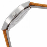 Buy Shop Calvin Klein City Silver Dial Orange Leather Strap Watch for Women - K2G231G6 USA Online