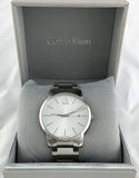 Buy Shop Calvin Klein City Silver Dial Silver Steel Strap Watch for Men - K2G2G146 USA Online
