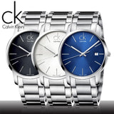 Buy Shop Calvin Klein City Silver Dial Silver Steel Strap Watch for Men - K2G2G146 USA Online