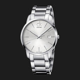 Buy Shop Calvin Klein City Silver Dial Silver Steel Strap Watch for Men - K2G2G146 USA Online