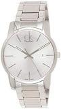Buy Shop Calvin Klein City Silver Dial Silver Steel Strap Watch for Men - K2G2G146 USA Online