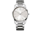 Buy Shop Calvin Klein City Silver Dial Silver Steel Strap Watch for Men - K2G2G146 USA Online