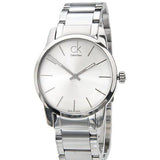 Buy Shop Calvin Klein City Silver Dial Silver Steel Strap Watch for Women - K2G23126 USA Online