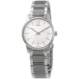 Buy Shop Calvin Klein City Silver Dial Silver Steel Strap Watch for Women - K2G23126 USA Online