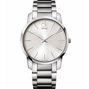 Buy Shop Calvin Klein City Silver Dial Silver Steel Strap Watch for Women - K2G23126 USA Online