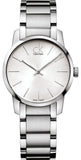 Buy Shop Calvin Klein City Silver Dial Silver Steel Strap Watch for Women - K2G23126 USA Online