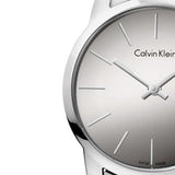 Buy Shop Calvin Klein City Silver Dial Silver Steel Strap Watch for Women - K2G23148 USA Online
