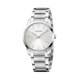 Buy Shop Calvin Klein City Silver Dial Silver Steel Strap Watch for Women - K2G23148 USA Online
