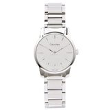 Buy Shop Calvin Klein City Silver Dial Silver Steel Strap Watch for Women - K2G23148 USA Online