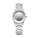 Buy Shop Calvin Klein City Silver Dial Silver Steel Strap Watch for Women - K2G23148 USA Online